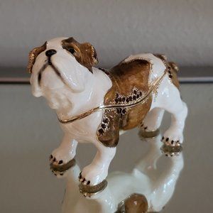 English Bulldog Trinket Box